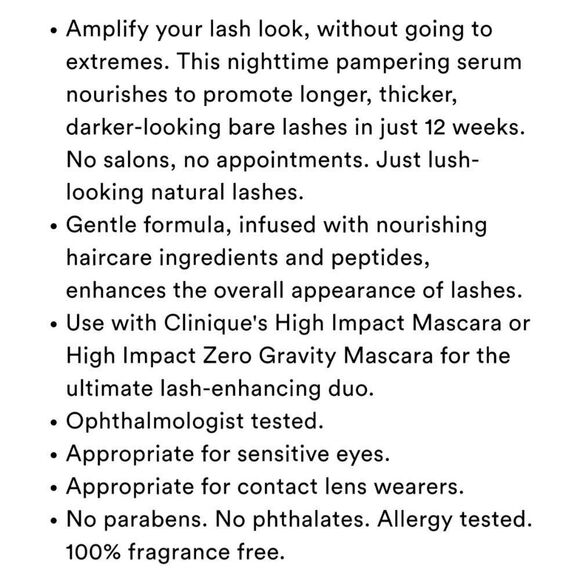 Clinique Lash Amplifying Serum - Picture 3 of 14